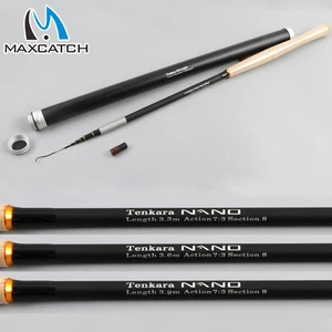 Maxcatch 11'/12'/13' Nano Tenkara Rods IM12/40T Carbon Tube Telescopic Pole - Picture 1 of 9