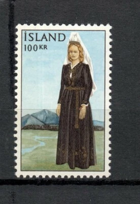 s34119 ISLAND ICELAND ISLANDA MNH 1965 National costume 1v