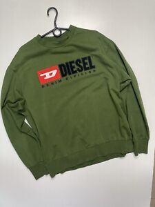 Diesel Denim Division Rare Sweatshirt Green  Size M