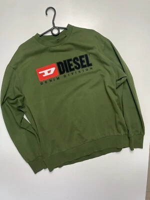 Diesel Denim Division Sudadera Rara Verde Talla M Foto 1 de 4