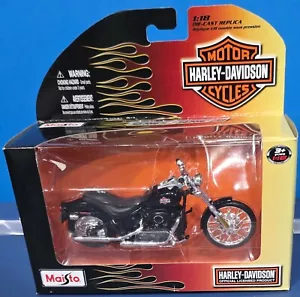 Maisto Harley-Davidson Motorcycle 2002 FXSTB Night Train 1:18 Ser 28 Diecast - Imagen 1 de 7