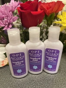 opi avojuice Raspberry Violet hand and body lotion Mini 1 Oz Pack Of 3 Bottles - Picture 1 of 2