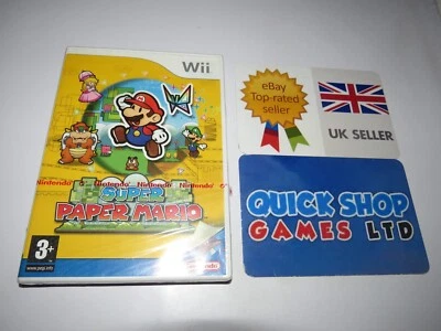 Super Paper Mario (Nintendo Wii, new  sealed - Image 1 of 4