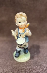 Figurina ragazzo batterista giovane vintage usata timbrata 100 - Foto 1 di 5