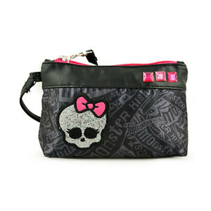 Monster High Kids Wristlet Purse for Girls - 7 Inch with Removable Handle