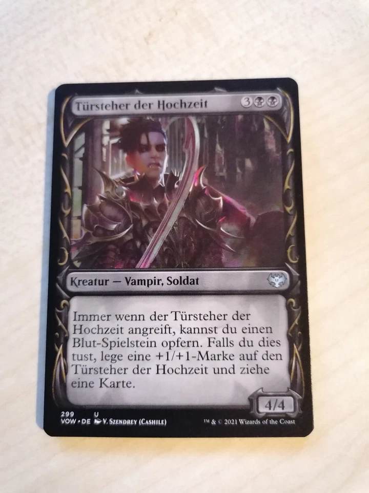 MTG MAGIC THE GATHERING INNISTRAD BLUTROTER BUND SHOWCASE Türsteher Der Hochzeit - Bild 1 von 1