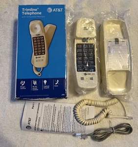 NOWY AT&T TRIMLINE 210 Przewodowy telefon domowy Podświetlana klawiatura bez wymaganego zasilania prądem przemiennym - Zdjęcie 1 z 17