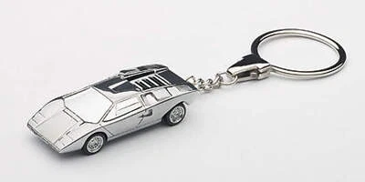 Lamborghini Countach Keychain Chrome - Image 1 of 2