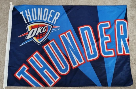 NBA Oklahoma Thunder Flag 28 in x 42 in Cover