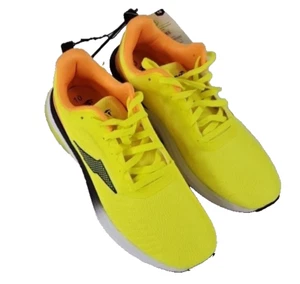 Avia Hypersonic Gel Laufen Turnschuhe Schuhe Herren 10 gelb orange schwarzer Rand neu mit Etikett - Bild 1 von 11