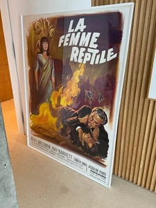 THE REPTILE - HAMMER / JACQUELINE PEARCE - ORIGINAL FRENCH GRANDE MOVIE POSTER - Picture 1 of 5
