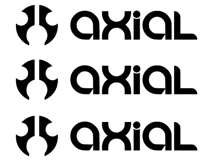 AXIAL  DIE-CUT   Decal   Sticker  ( 3 PCS )    Offroad   RC   NEW - Image 1 of 1