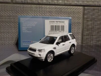 Model Car - Land Rover Freelander - Fuji White - oxford 76FRE002 - Image 1 of 4