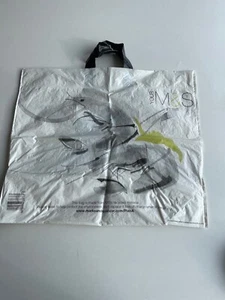 Marks & Spencer M&S PLASTIC CARRIER BAG SIZE APPROX 47 X 40CM - Picture 1 of 5