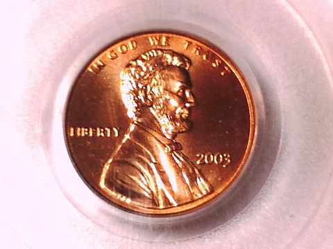 2003 P Lincoln Memorial Cent PCGS MS 68 RD 71804546 Cover