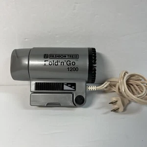 Fashion Tress Fold’n’Go 1200 Watt Folding Styling Hair Dryer Worldwide Current - Picture 1 of 15