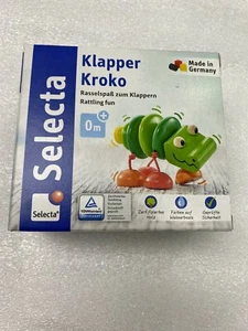 Selecta Baby Klapper-Kroko Grasping Toy Small Child Toy Wooden Toy 61044 - Picture 1 of 11
