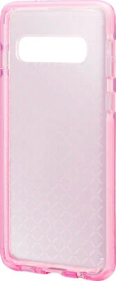 NEW Platinum Transparent Pink Gel Case for Samsung Galaxy S10 Phone DUST PROOF - Image 1 of 3