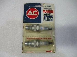 AC V40FFS Spark Plugs Set of 8 - Picture 1 of 3