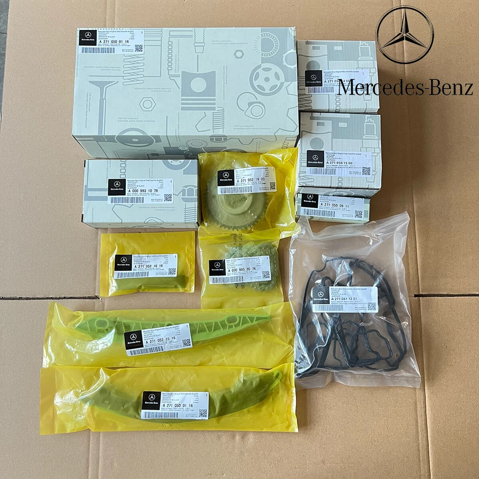 Mercedes Benz OEM Engine Timing Chain Kit for W204 W211 W164 M271 M271.8 CGI - Image 1 of 4