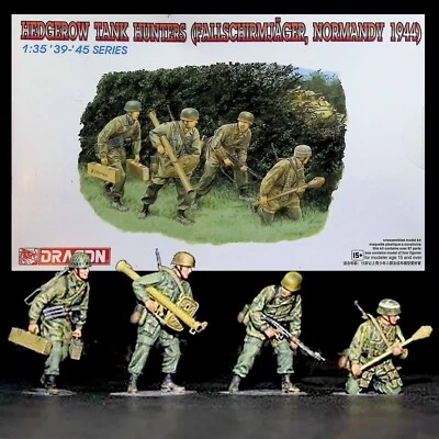 DRAGON 6127 1/35 HEDGEROW TANK HUNTERS (FALLSCHIRMJAGER, NORMANDY 1944) - Image 1 of 3