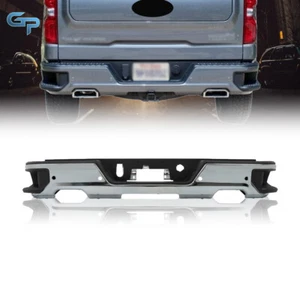 For Chevy Silverado GMC Sierra 2019-2023 Rear Bumper Assembly With Sensor Holes - Picture 1 of 13