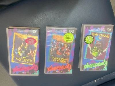 Goosebumps Night Of The Living Dummy 3 VHS PAL Includes Bonus Footage Lot Set - image 1 of 4