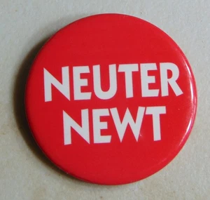 Newt Gingrich cause campaign pin button political - Picture 1 of 1