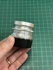 Voigtlander 50mm f2.5 Color Skopar Lens LTM M39 Mount with M Mount Adaptor - Picture 1 of 6