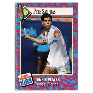 Pete Sampras #128 1993 Sports Illustrated for Kids Tennis Player Baseball Card - Picture 1 of 3