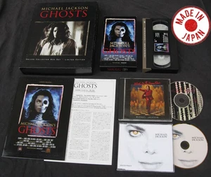 Michael Jackson Coffret GHOSTS Box Set Lot VHS Program CD Video Tape JAPAN 1997 - Picture 1 of 13