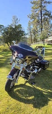 Protector de motor Highway Crash Bar 4 Harley Touring Road King Street Glide 1997-2008 Foto 1 de 4