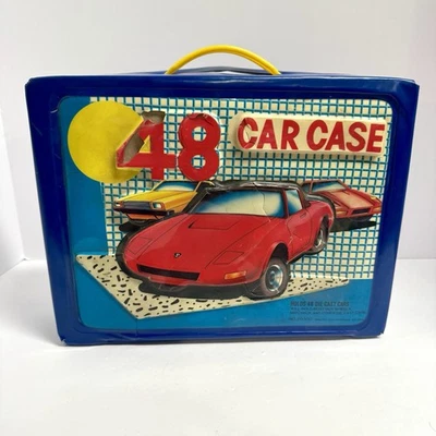 VTG Tara Toy 70s-80s 48 Car Case Vinyl 20300 Read Description - Image 1 of 4