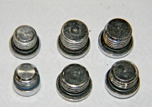 SIX - 5/16 y 3/8 De Colección Puerto Hexagonal Enchufe Regulador Primera Etapa Buceo #1 - Imagen 1 de 2