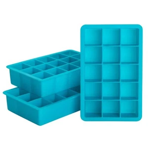 Ice Cube Trays Silicone Ice Cube Molds, 15 Cavity Whisky Ice Cube Tray, Easy ... - Picture 1 of 7