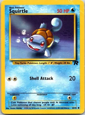 Squirtle Common Team Rocket Unlimited 68/82 HP - Image 1 of 2