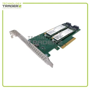 878873-B21 HPE SATA M.2 DUAL SSD PCI-E Expansion Riser Card 759505-001 W/ 2x SSD - Picture 1 of 3