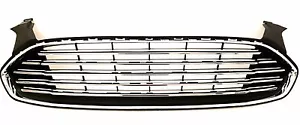 UPPER GRILLE ASSEMBLY CHROME FOR 2013-2016 FORD FUSION #3-9 - Picture 1 of 3
