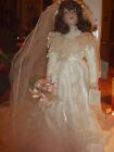 Vintage Aston Drake Bride Doll Her Grandmothers Dress W Certificate Box And Sta