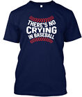 There's No Crying In Baseball T-Shirt Made in the USA Size S to 5XL