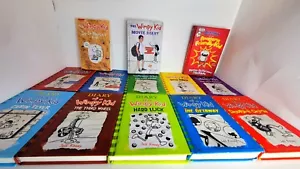 HARDCOVER SERIES/Lot-Diary Of A Wimpy Kid Lot Of 13+ Movie/Rowley Diary + Do It - Picture 1 of 9