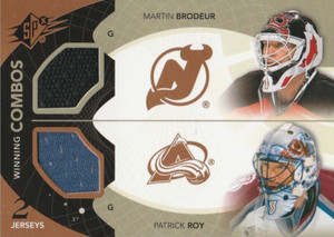 2010-11 SPx Winning Combos #WCMP Patrick Roy/Martin Brodeur