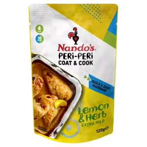 Nando's Lemon & Herb Peri Peri Marinade Coat 'n Cook 120g - Bild 1 von 4