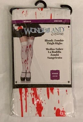 Women's Halloween or Everyday Tights, Pantyhose or Thigh Highs: One Size - Image 1 of 2