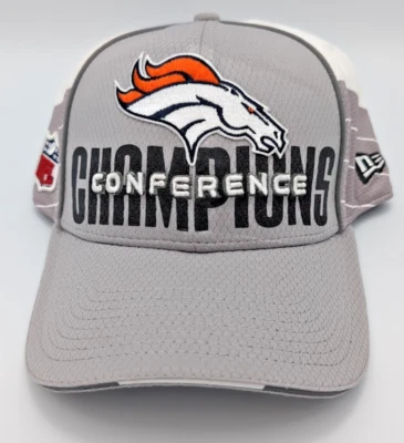 Бейсболка Broncos AFC Champs Super Bowl 48 New Era 39IRTY — серая НОВАЯ - Изображение 1 из 4