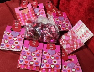 Lot 40+ Valentines Day Party Decor Lot Napkins, Bags, & Ornaments - Picture 1 of 5