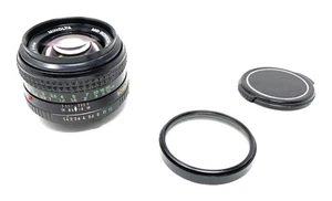 Minolta Rokkor-X 50mm 1:1.4 f/1.4 - Lens & Tiffen 49mm - Picture 1 of 7