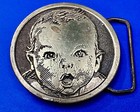 Gerber Baby Food Company Promo  Brass Tone Vintage Belt Buckle by Speccast