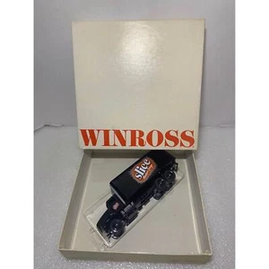 Winross Kenworth T800 Box Delivery Truck -Slice Mandarin Orange, Diecast 1/64 - Picture 1 of 7