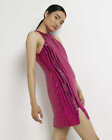 River Island Womens Pink Polyester Shift Dress Size 8